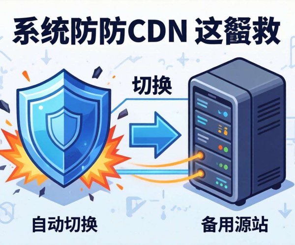 高防CDN遇攻击，实现自动切换备用源站的有效策略