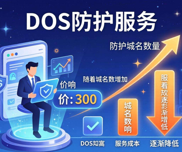 DDoS防护价格受影响，防护域名数量成关键因素