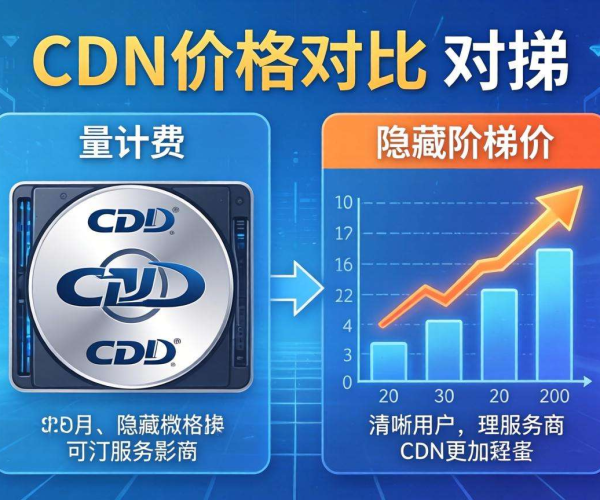 CDN价格对比：如何查出按量计费背后的隐藏阶梯价