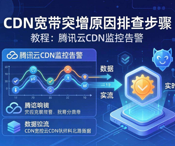 腾讯云CDN监控告警：CDN带宽突增原因排查步骤教程