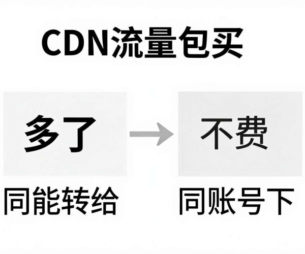 CDN流量包买多，同账号不同计费模式间能否转让？