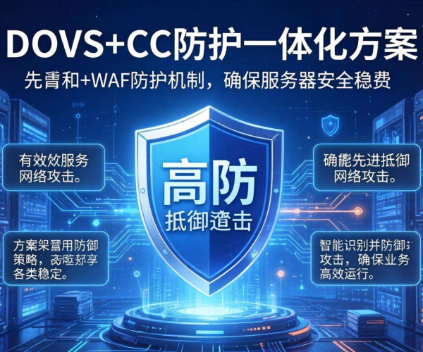 DDoS与CC防护一体化方案：高防结合WAF筑牢网络安全防线