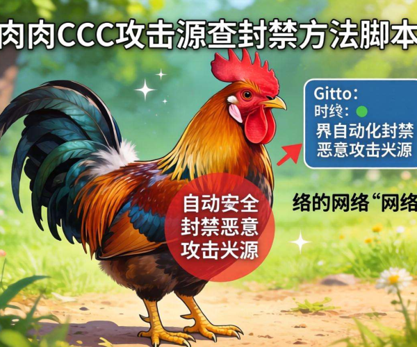 2026年GitHub分享的肉鸡CC攻击源查封禁方法脚本汇总
