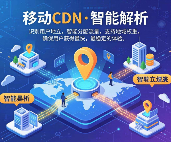 移动屏蔽CDN的智能解析是否支持地域权重