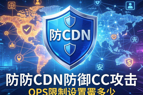 高防CDN防御CC攻击，QPS限制设置多少才最为合适