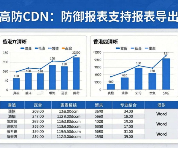 香港高防CDN防御报表：能否支持报表导出为Word格式？