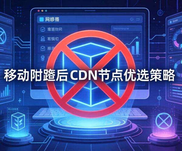 域名移动屏蔽后CDN节点优选策略：方法、考量因素与实施要点