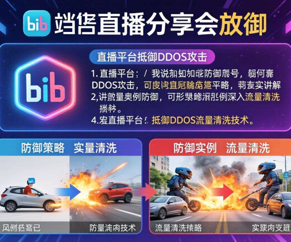 直播平台抗DDoS经验分享会回放登陆B站，精彩内容不容错过！