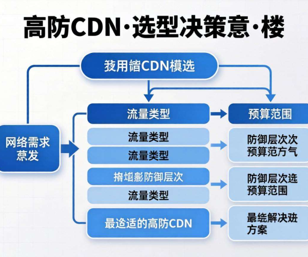 高防CDN选型攻略：从性能、价格到服务的全方位考量