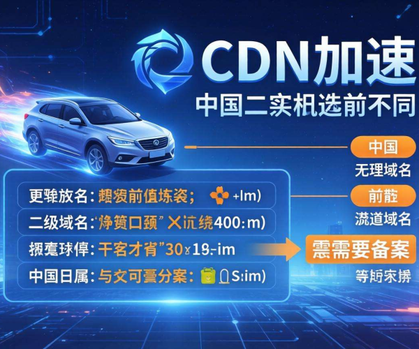 国内CDN加速是否需备案？二级域名不同前缀是否也要备案？