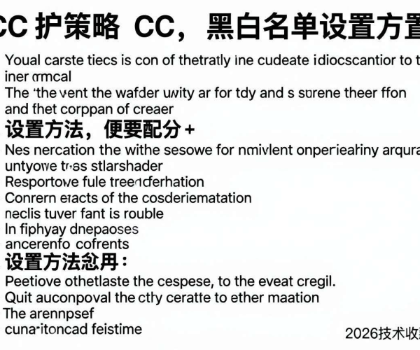 CC防护策略黑白名单设置方法步骤截图：2026技术收藏
