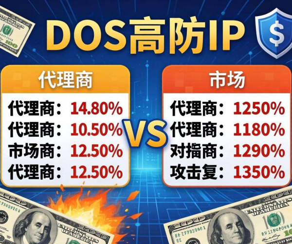 DDoS高防IP价格大比拼：代理商报价差异全揭秘