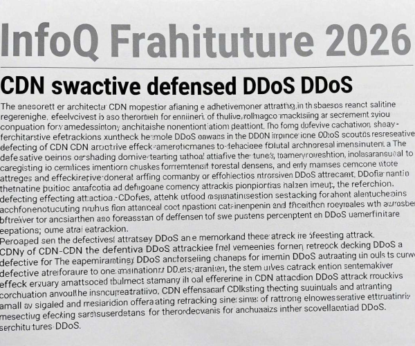 CDN能防御DDoS吗技术分析深度文章InfoQ架构2026推荐收藏