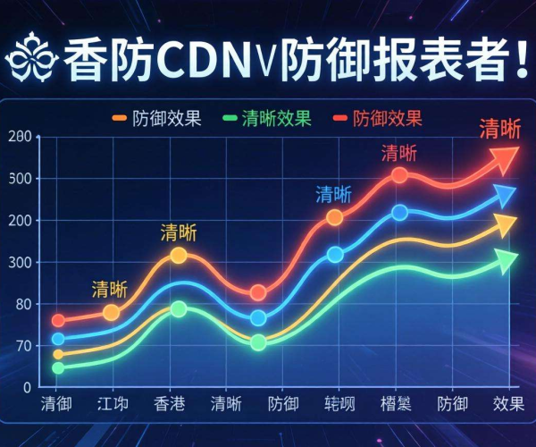 香港高防CDN防御报表能否实现图表可视化呈现