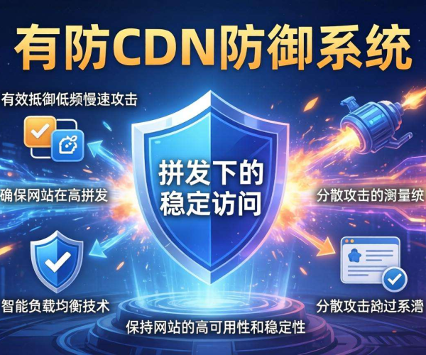 高防CDN防CC攻击：能否抵御低频慢速攻击？