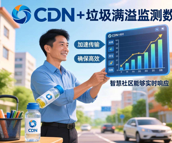 亚太CDN助力智慧社区，为垃圾满溢监测数据加速提效