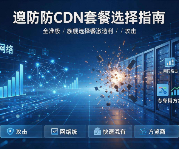 高防CDN套餐选择指南：全方位考量，助您精准选出适配方案