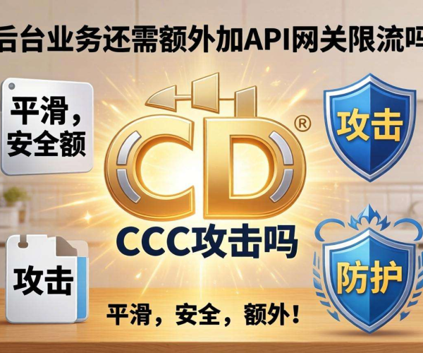 CDN能否防CC攻击?后端业务是否还需额外加API网关限流?