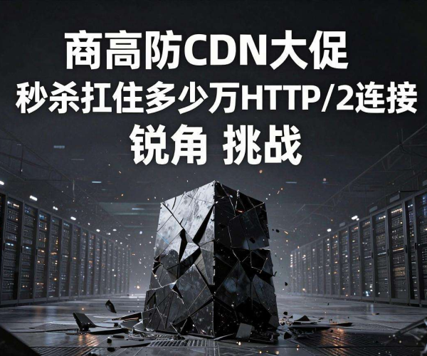 电商高防CDN大促秒杀：究竟能扛住多少万HTTP/2连接？